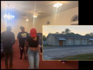 funeral home viral line dancing