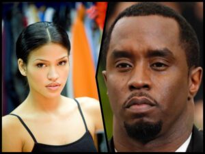 Courtroom sketch from the Diddy sex trafficking trial showing intense testimony and reactions from witnesses.