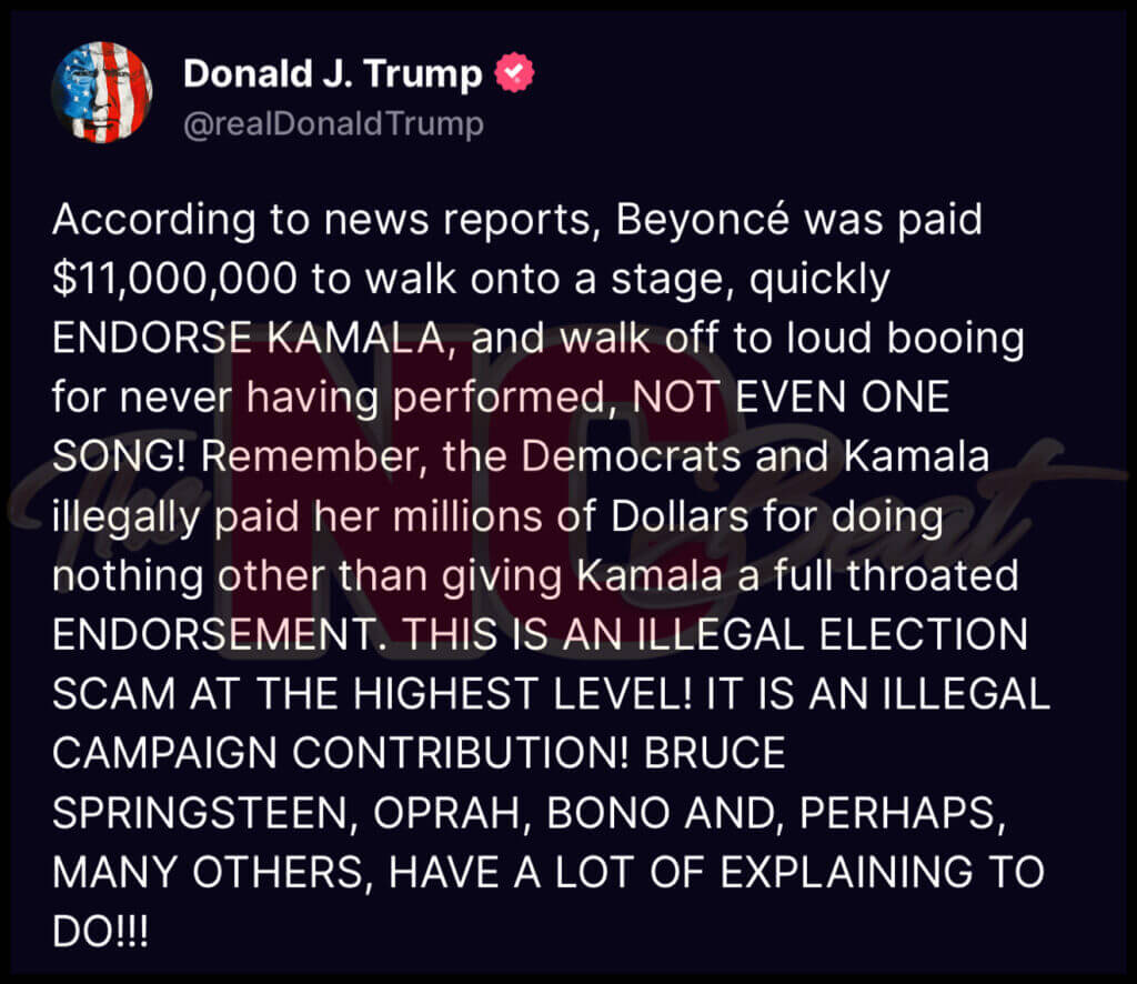 May 19, 2025: President Donald Trump took to Truth Social, demanding a "major investigation" into former Vice President Kamala Harris and her presidential campaign.