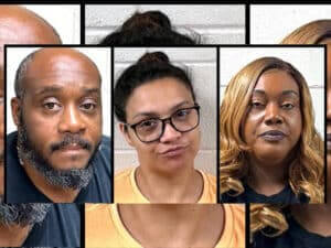 Three arrested in disturbance at Pink Hill Elementary.