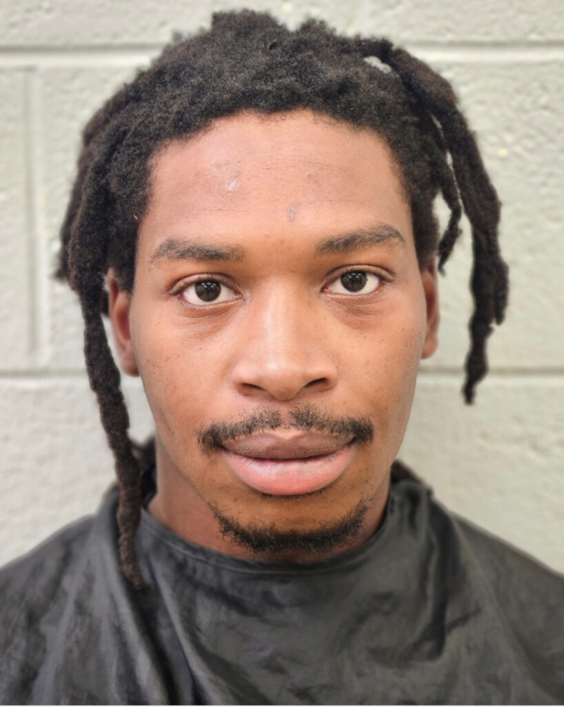 Mugshot or surveillance image of Christian Campbell, suspect in the Gastonia and Forest City shootings.