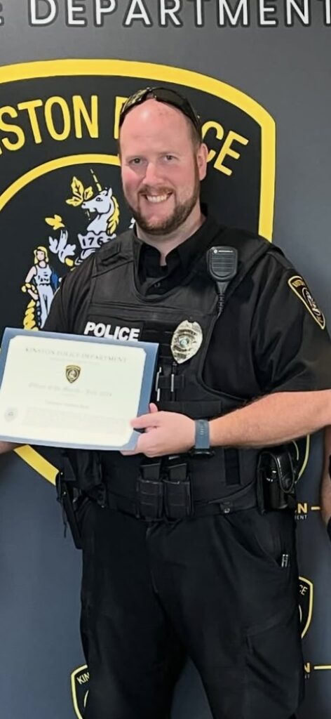 Kinston Cop officer Andrew Beck