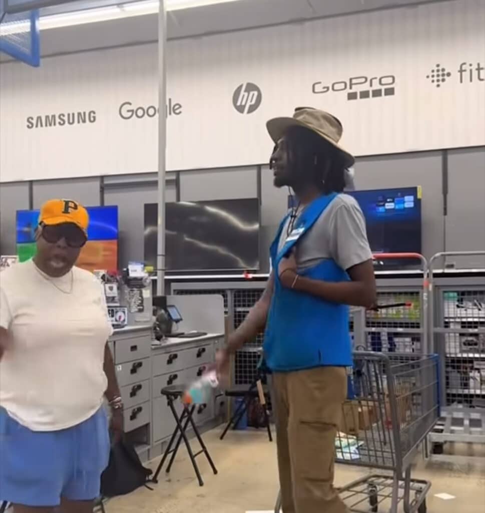 Memphis Walmart crazy viral scene
