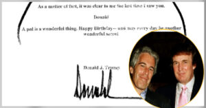 Donald Trump Epstein Letter
