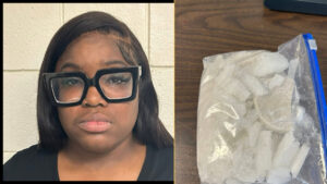 High Point woman arrested with meth and fentanyl after I-40 traffic stop in Duplin County North Carolina drug bust