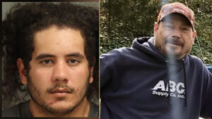 Wake County murder suspect Ruben Joseph Santiago and victim Derick Godwin in US-64 road rage shooting incident