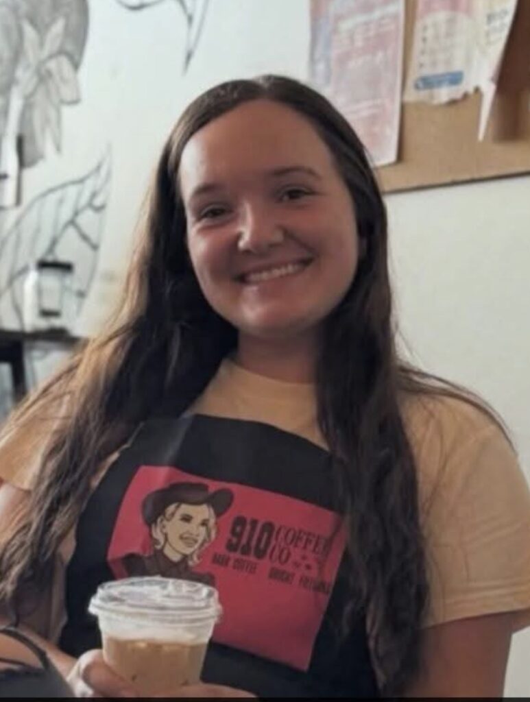 Angel Flynn, the manager identified in the viral 910 Coffee Co. customer dispute in Jacksonville, NC