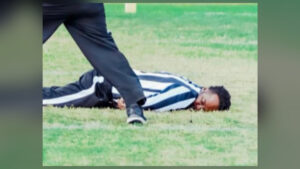 Fayetteville youth football game shows referee laid out after altercation at Reid Ross Classical School