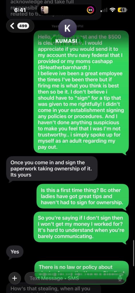 kore durham text message 4 tip verification