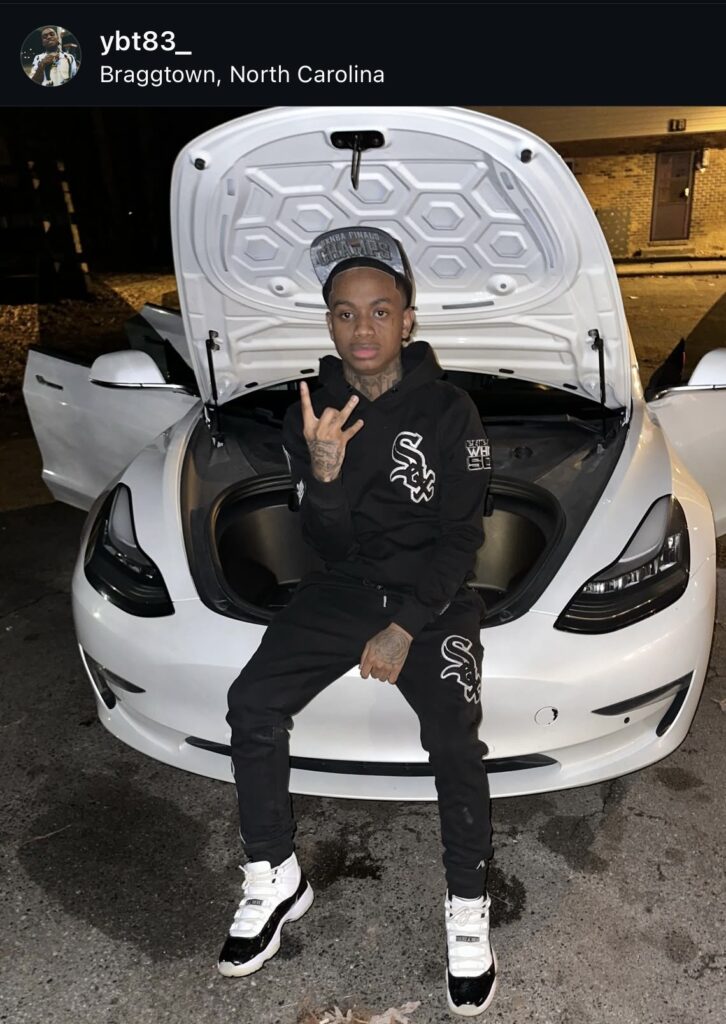 Rapper YBT with 83 Babies group in Durham NC hip hop scene