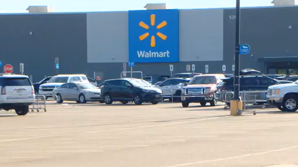 Senatobia Mississippi Walmart parking lot where 1-year-old Kohen Wiley was fatally shot by police