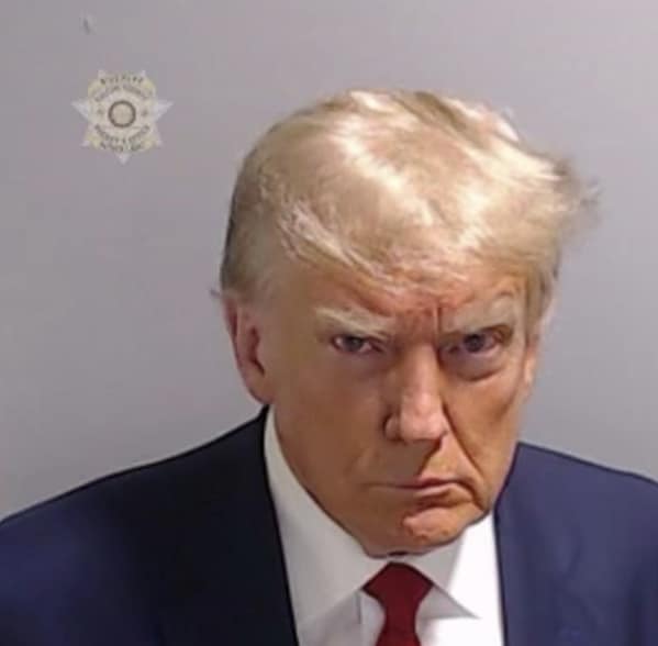 Donald Trump Mugshot in Georgia.