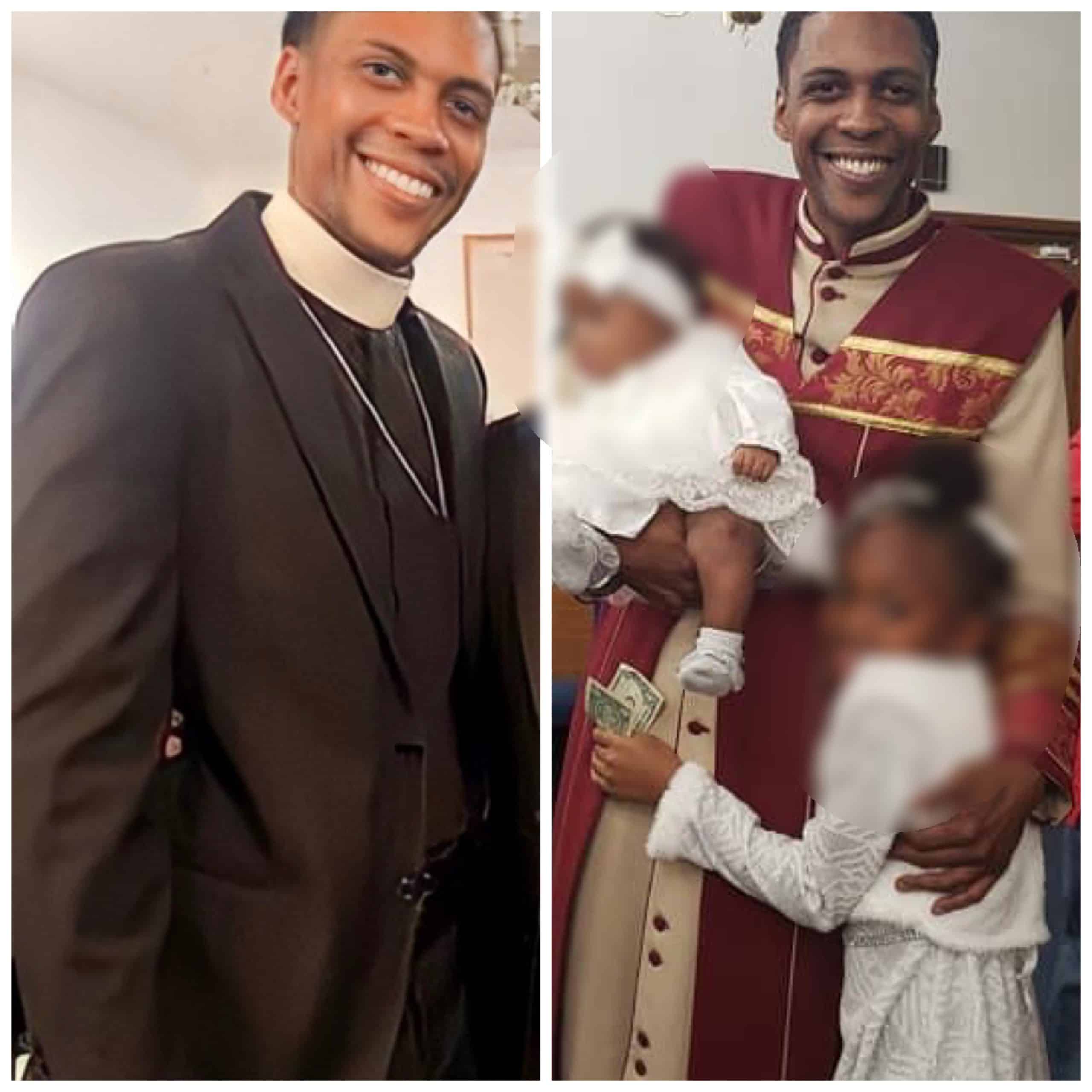 Cheating pastor Keshon Blue of Durham, North Carolina.