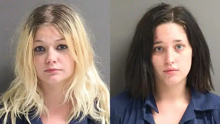 Two Florida women toss and flip baby