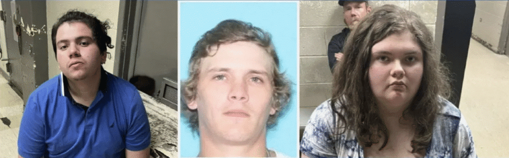 (Left to Right) - Jose Bryan Rodriguez Bautista, Michael Logan Proctor and Makaleigh Amanda Vick.