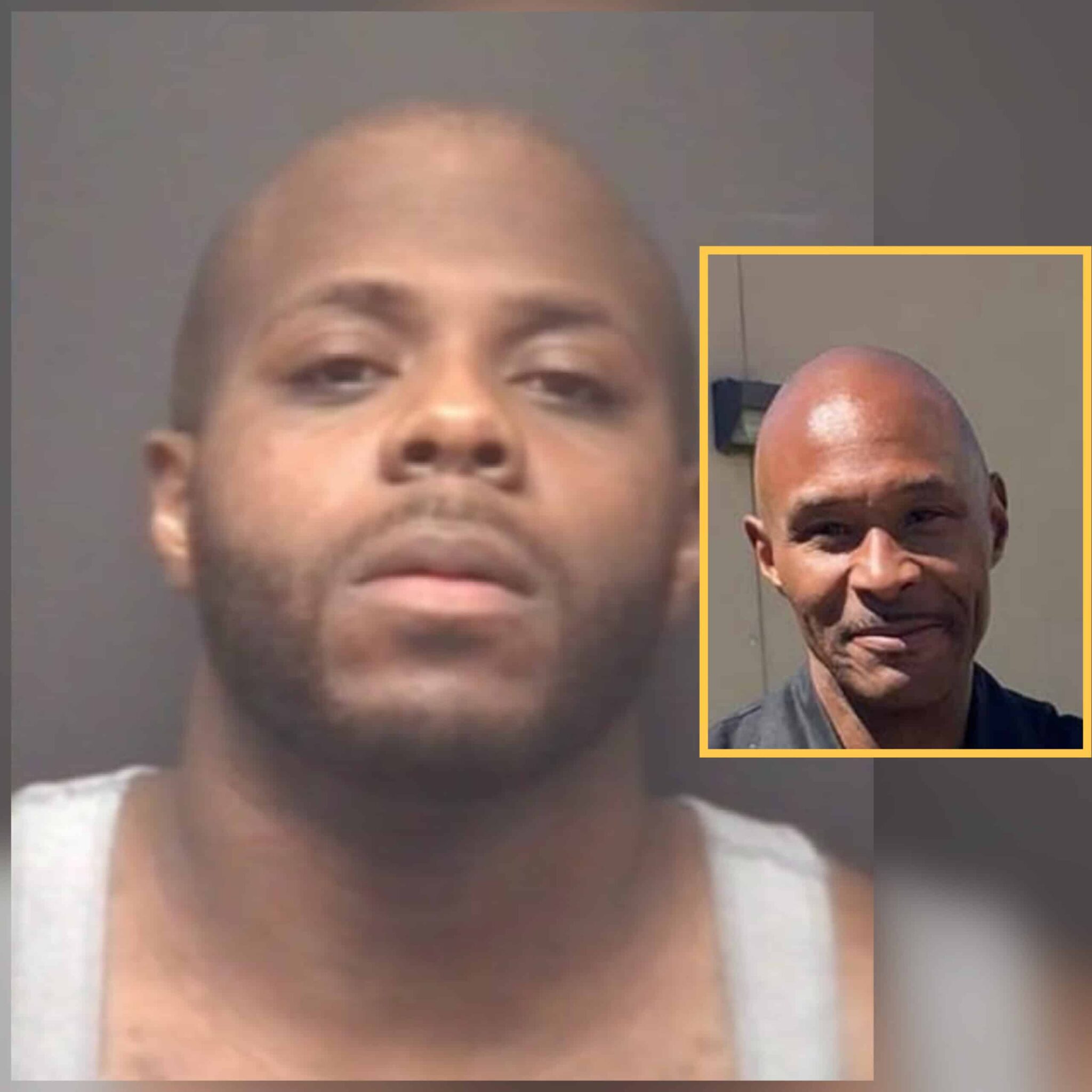 (Left) 31-year-old Eric Midgette, arrested for murder of (Right) Guy Lamont Brown