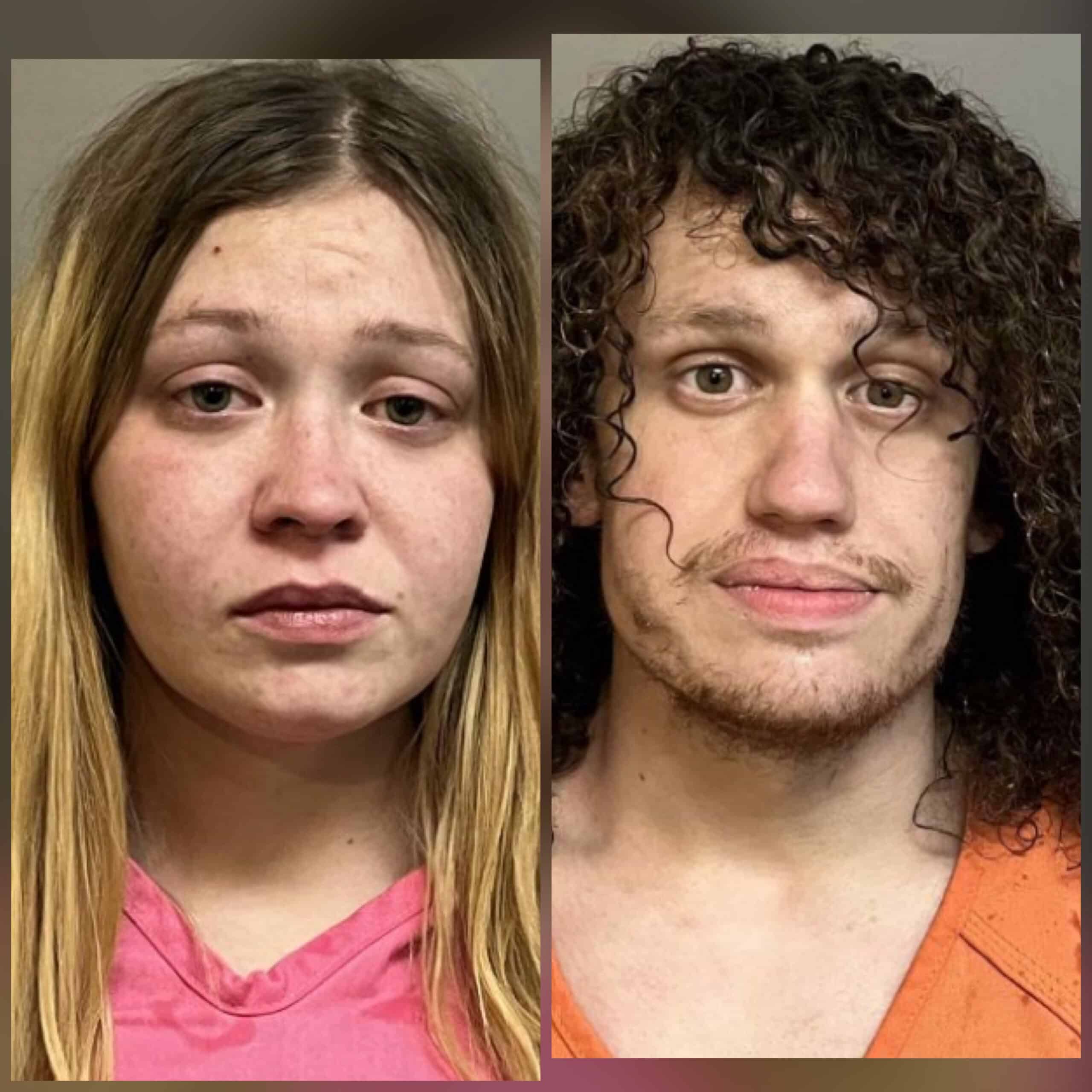 (Left) Hope Harper and her brother, Anthony Harper, get into a heated brawl over unseasoned chicken