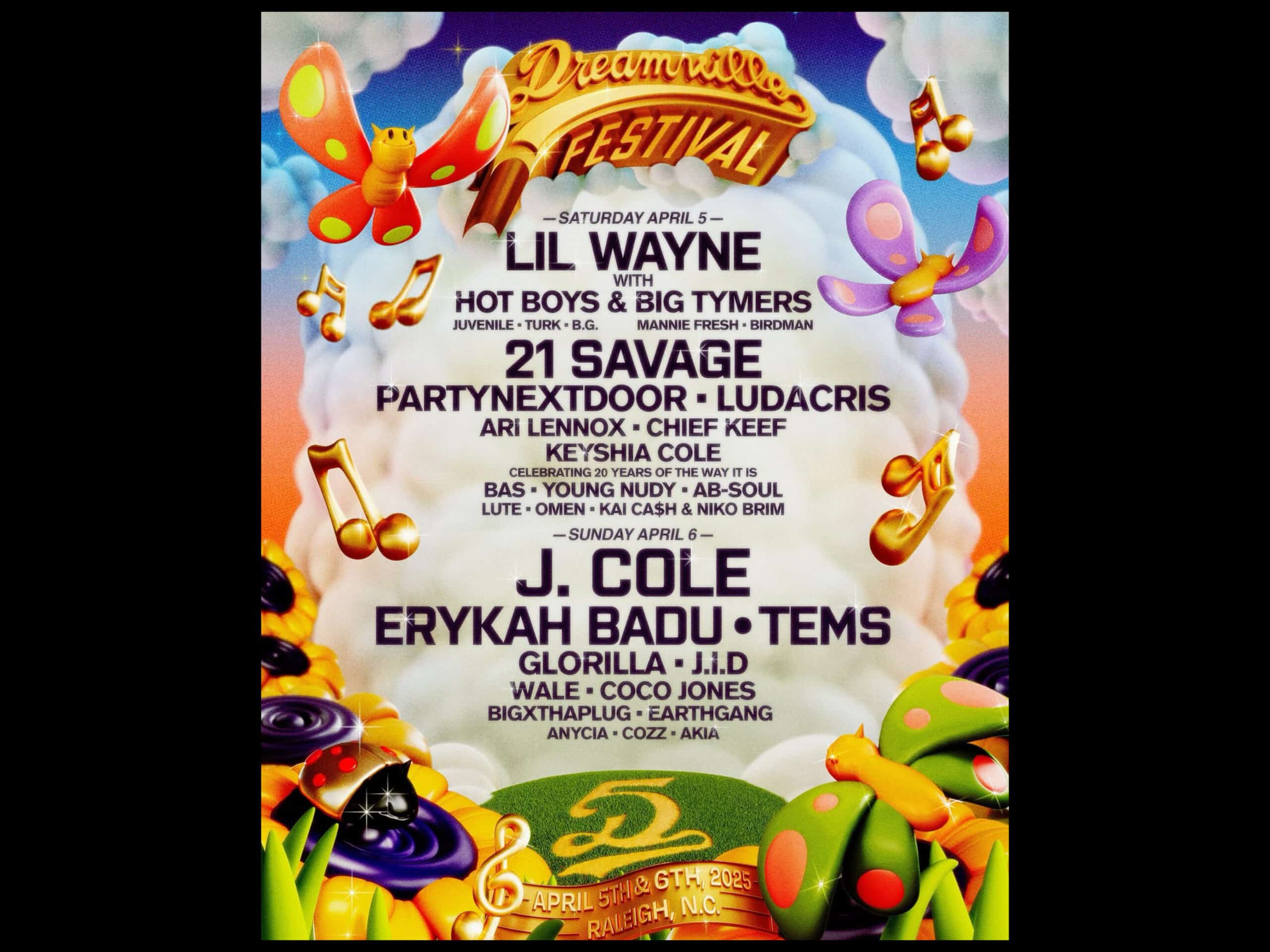 Dreamville Festival 2025 Final Lineup