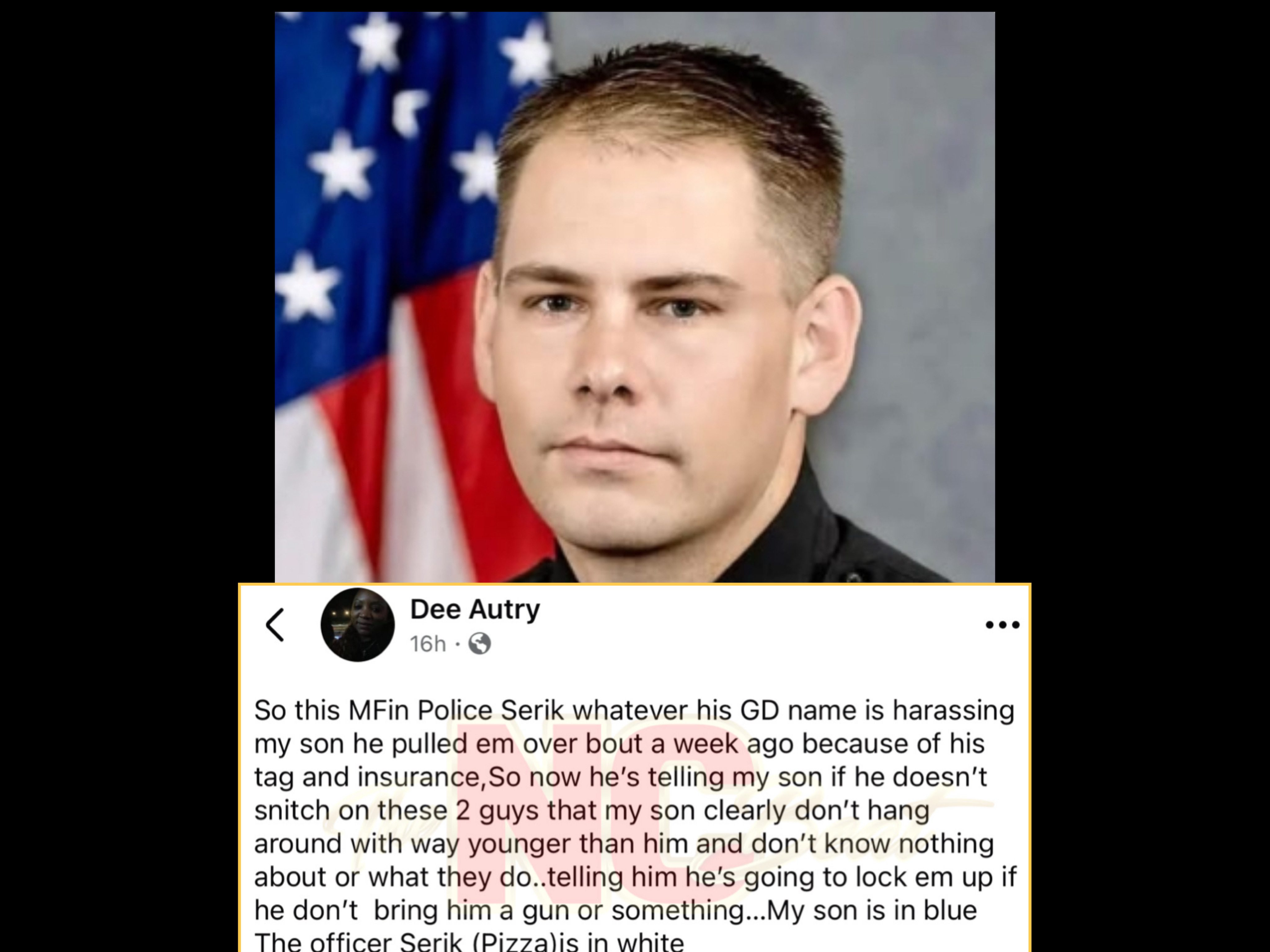 Monroe police officer harassment allegations