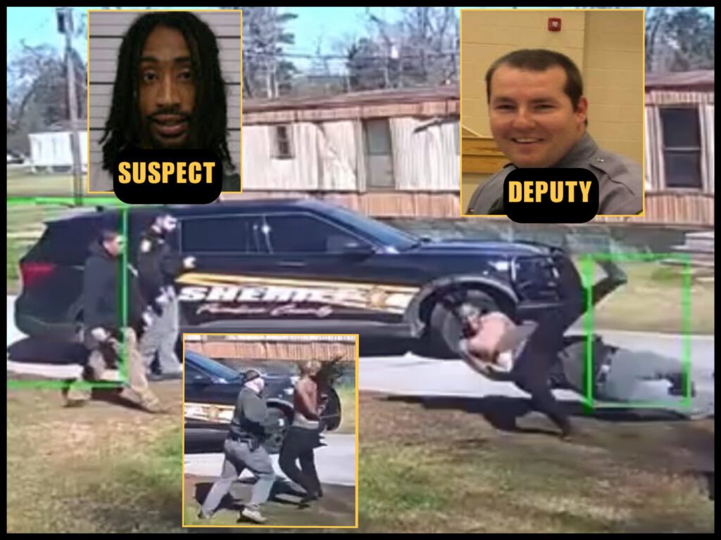 North Carolina deputy punches handcuffed man