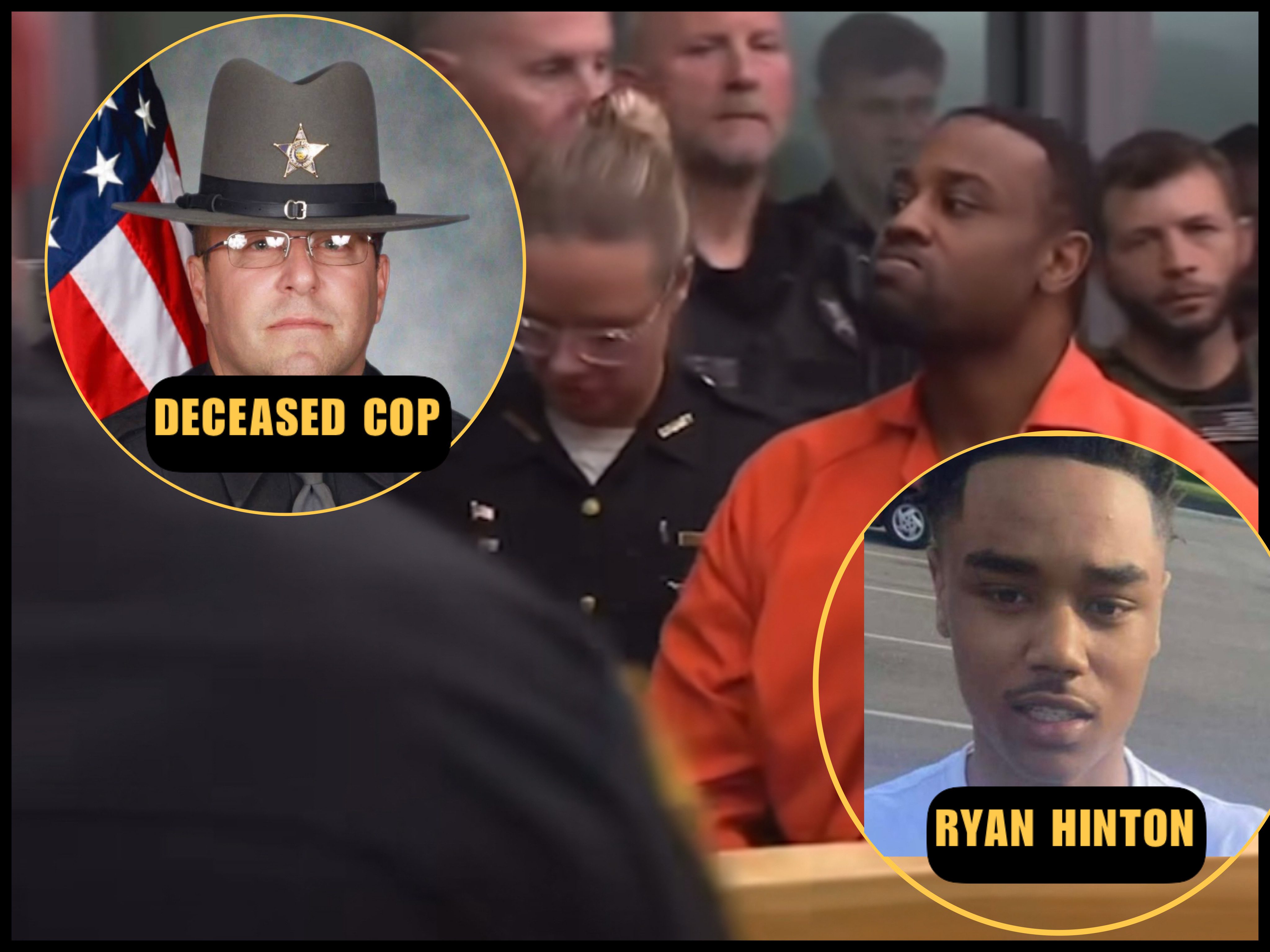 Rodney Hinton Jr. charged with aggravated murder following police shooting of his son, Ryan Hinton, in Cincinnati.