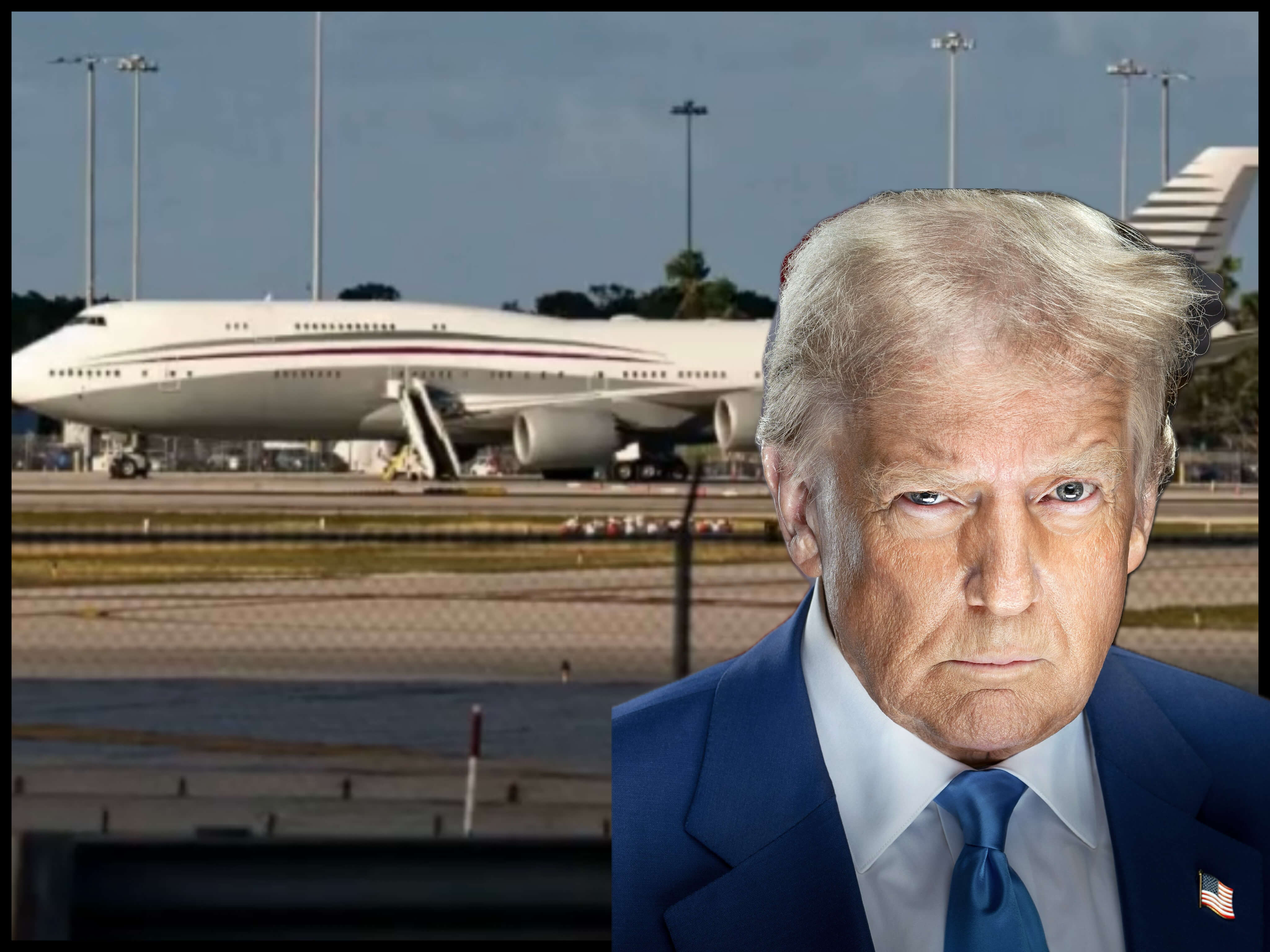 Trump accepts Qatari jet amid backlash over Air Force One replacement and constitutional concerns from lawmakers.