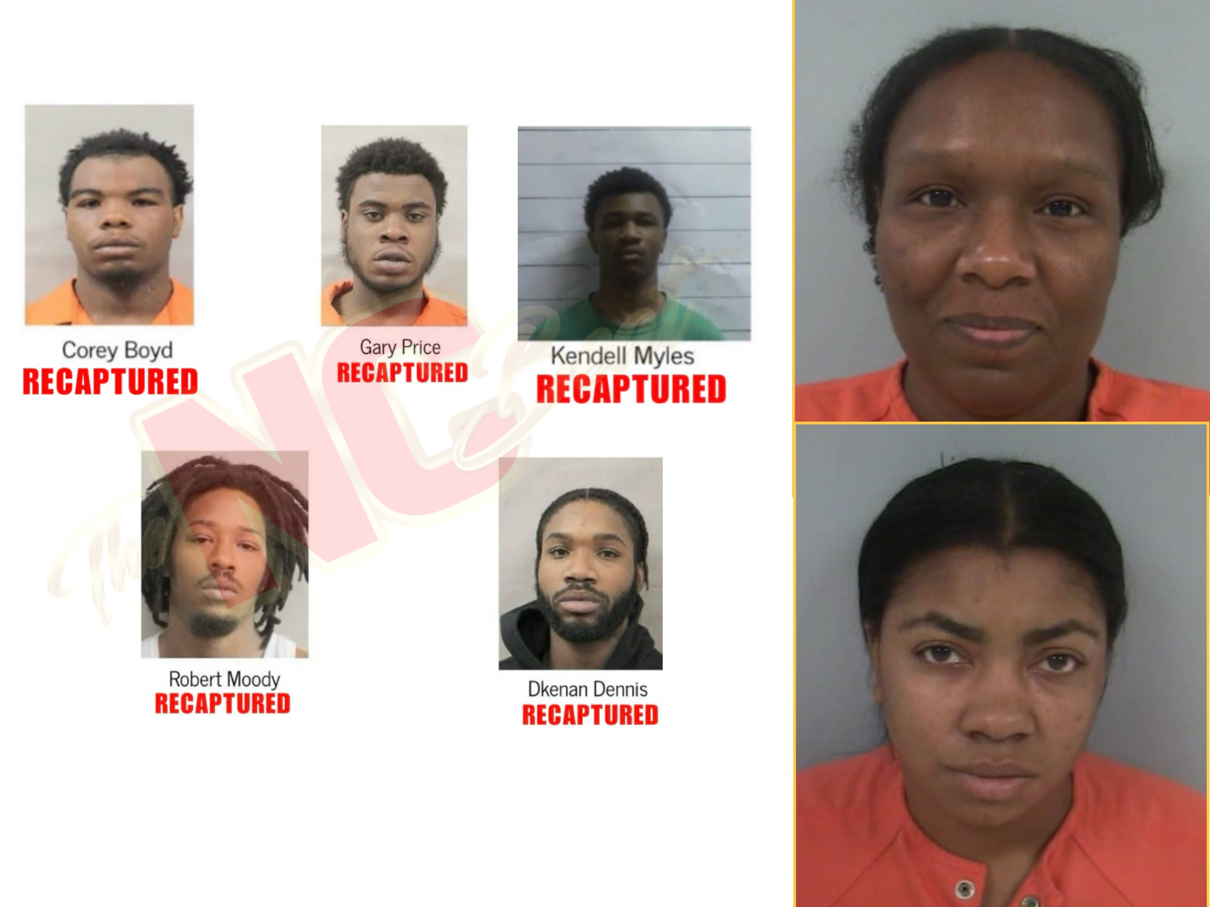 Five inmates captured in New Orleans jail escape after using hole in wall and blankets to flee