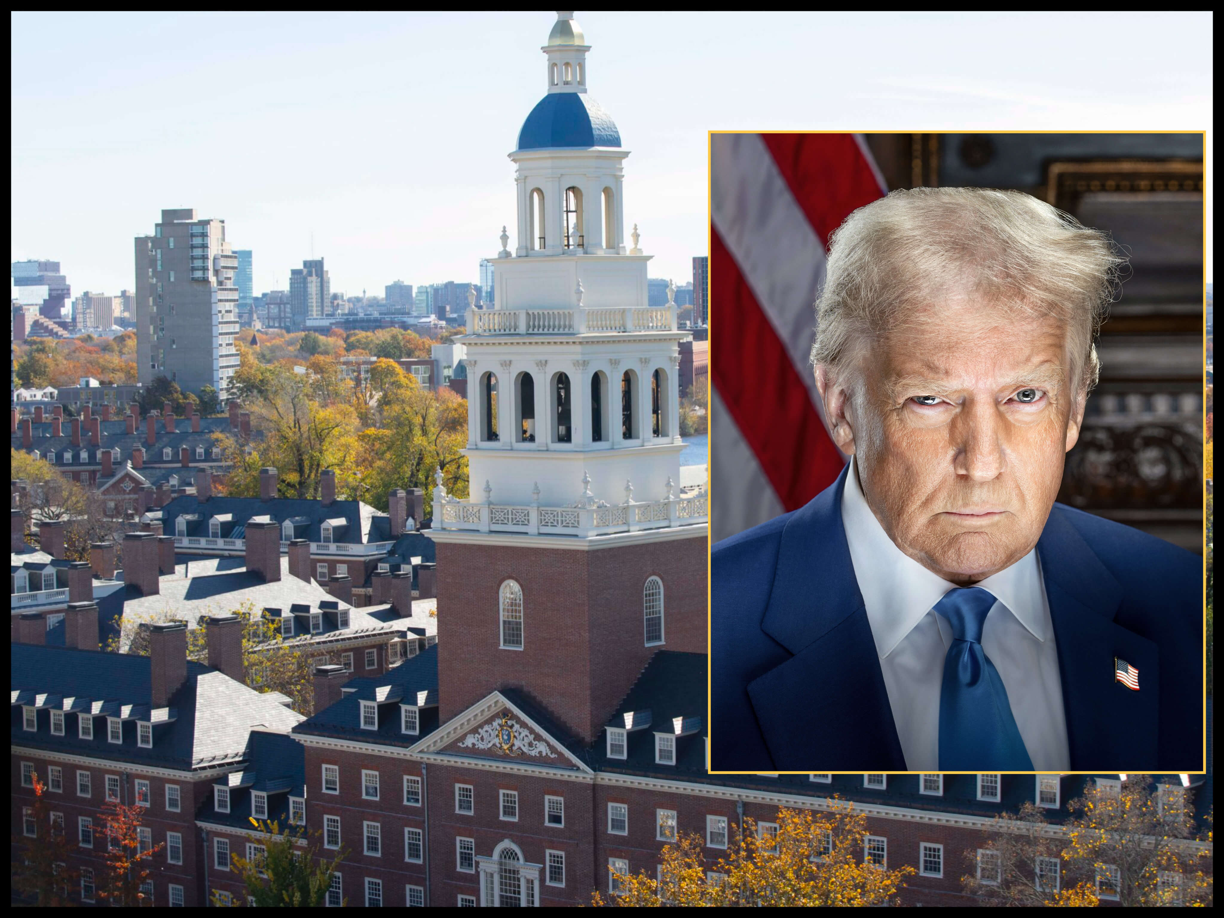 Students to leave Harvard campus after Trump revokes Harvard certification.