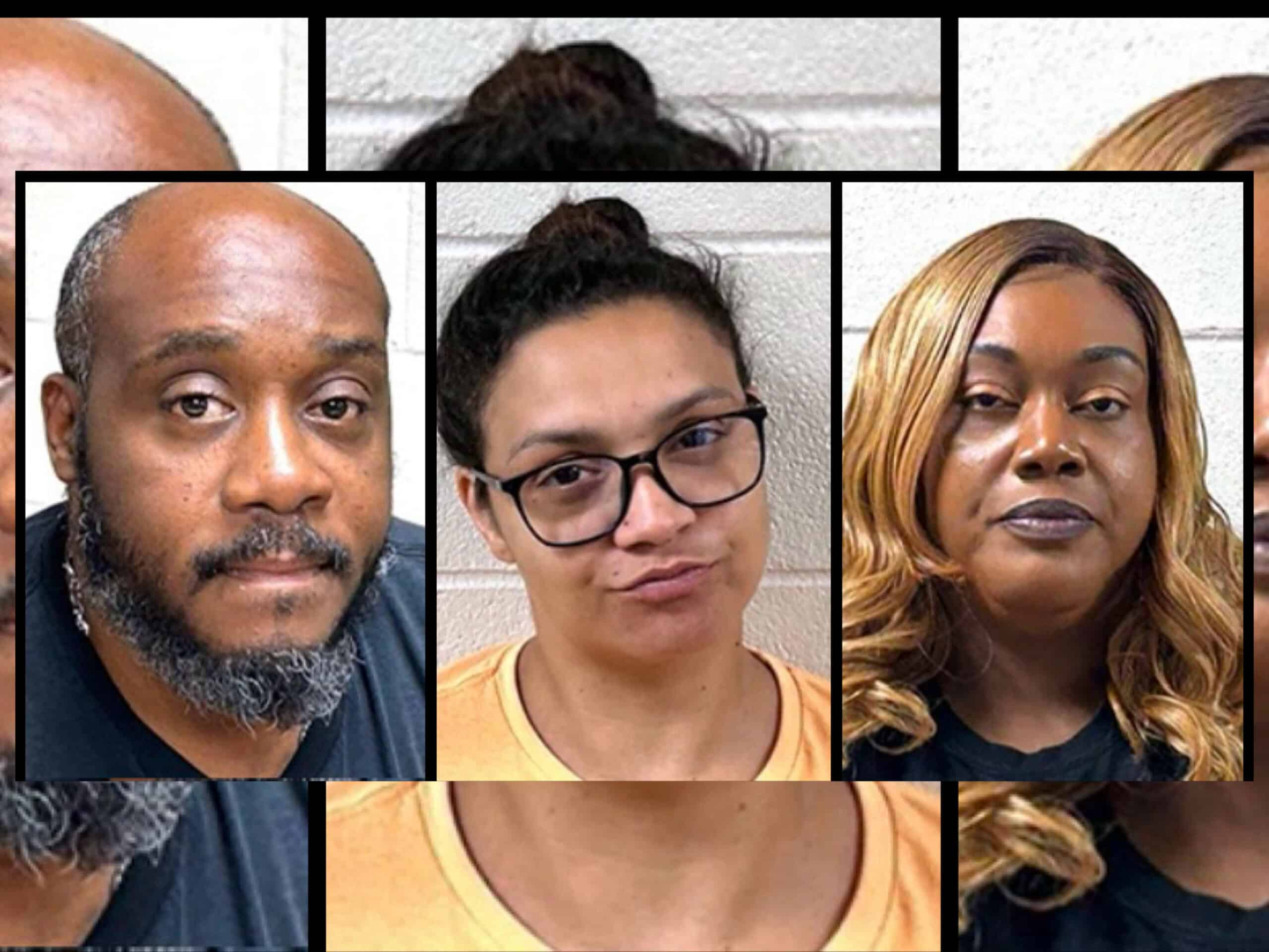 Three arrested in disturbance at Pink Hill Elementary.