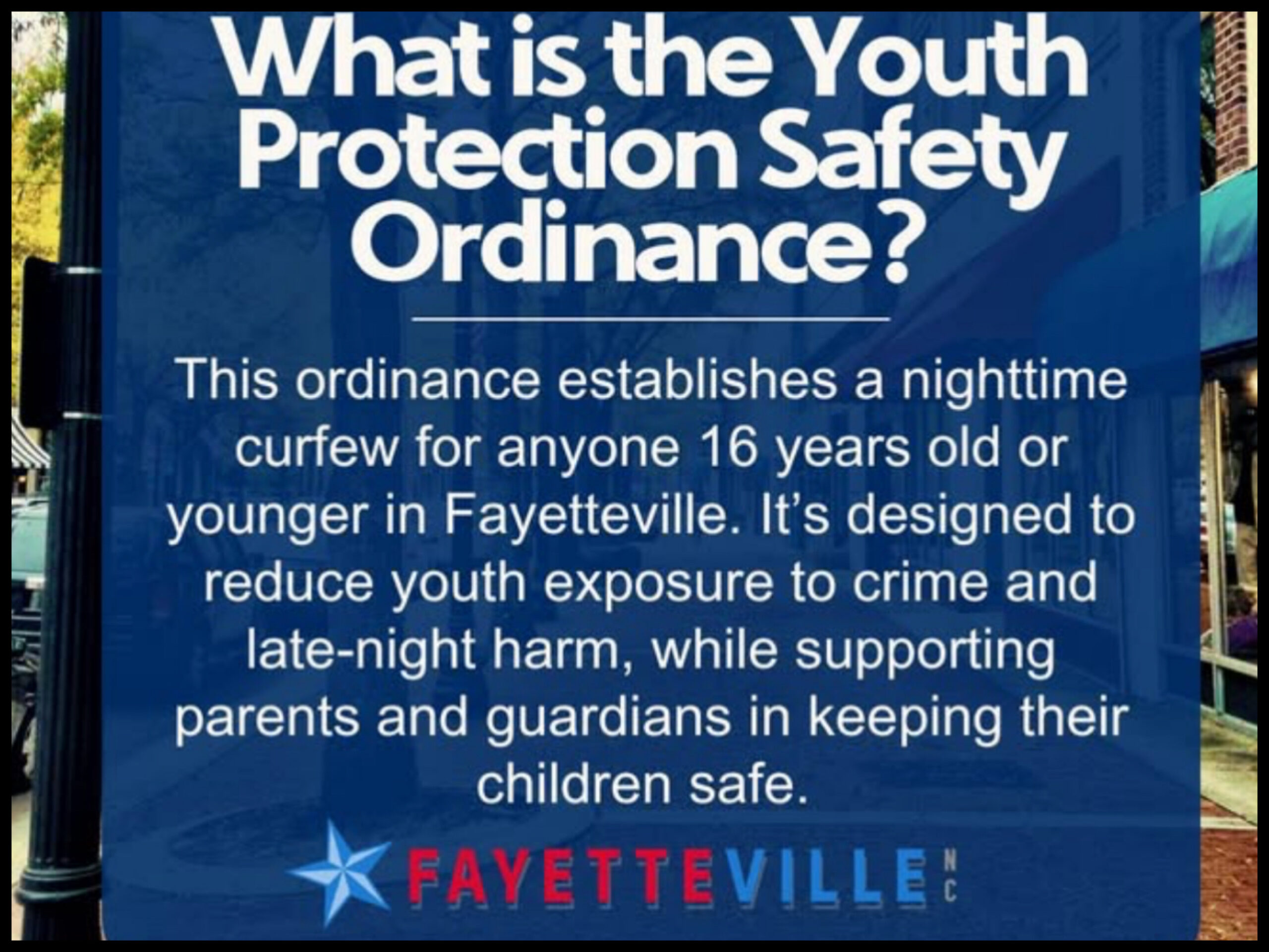 Curfew in fayetteville for youth