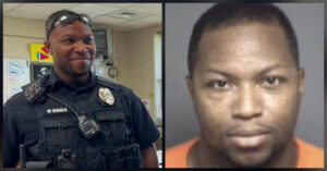 Ayden Police Officer Marquis Robins for alleged domestic violence and reckless firearm use
