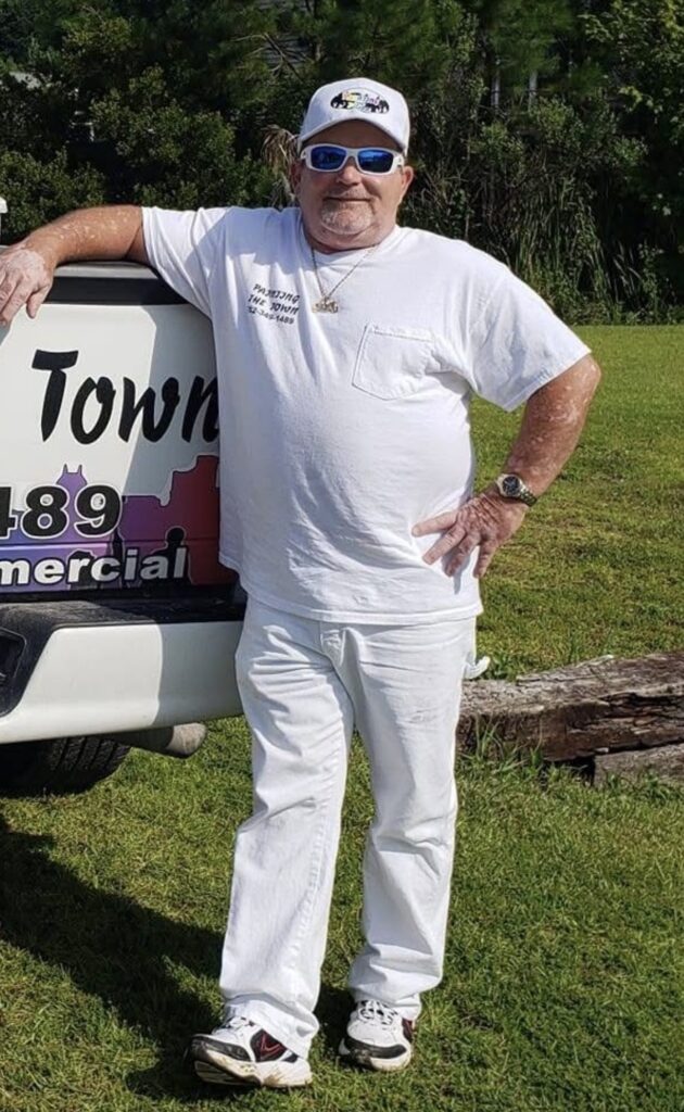 Tony Orris, owner of Painting The Town in New Bern, North Carolina