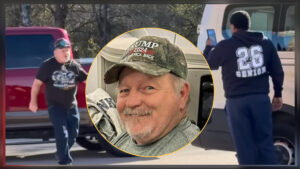 Man yelling from truck during viral New Bern gas station confrontation