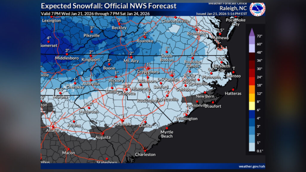 Governor Josh Stein declares a State of Emergency in North Carolina ahead of major winter storm