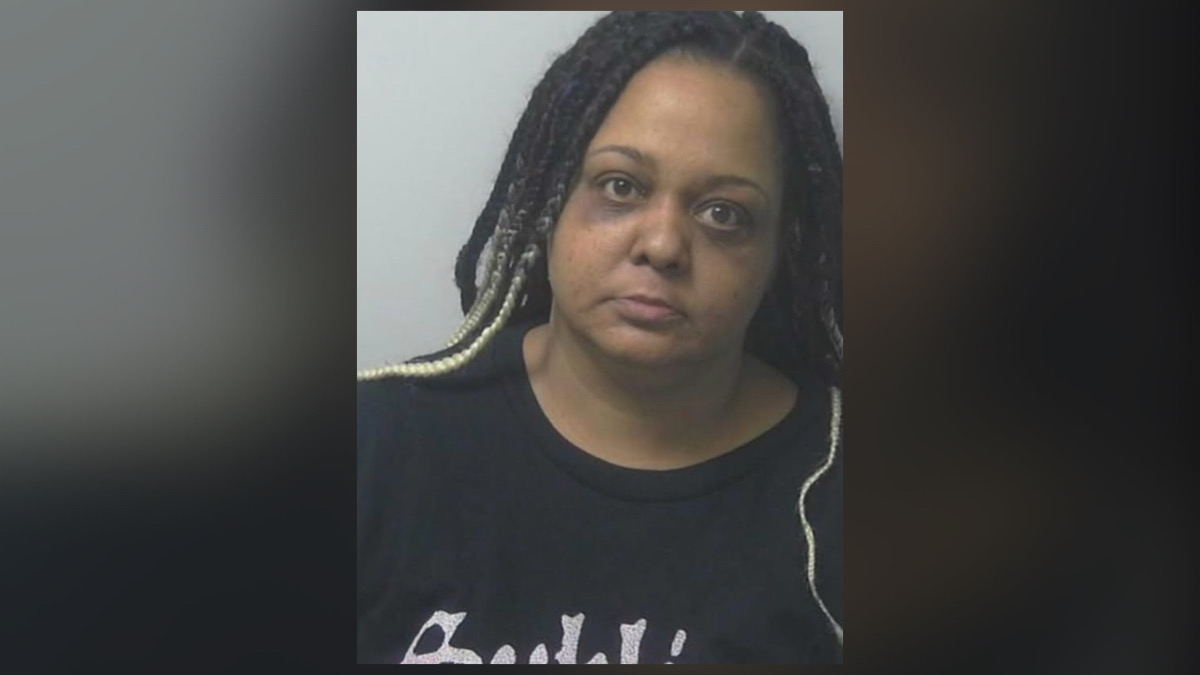 Official mugshot of Beaufort County woman charged for kicking a pregnant school resource officer