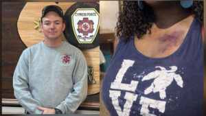 Vass police officer accused assault victim bruises North Carolina traffic stop investigation 2026