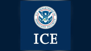U.S. Immigration and Customs Enforcement ICE logo representing North Carolina lawsuit