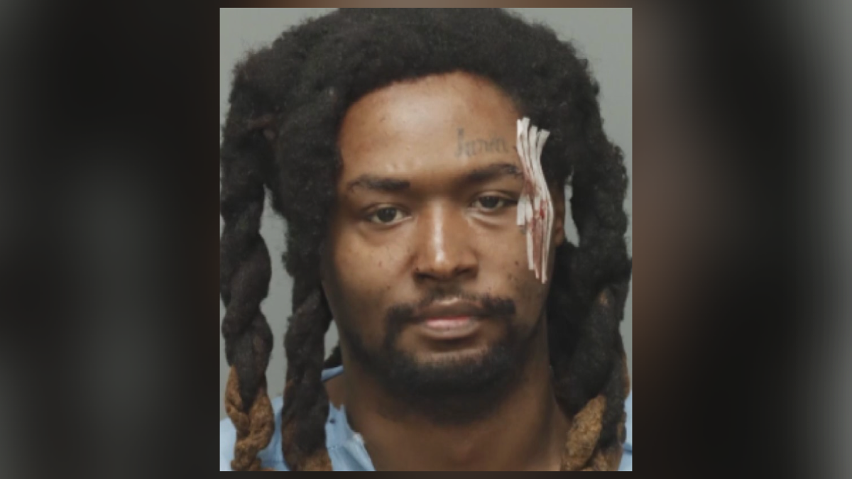 Adrion Carl Miller mugshot for federal gun charges after Raleigh shootout