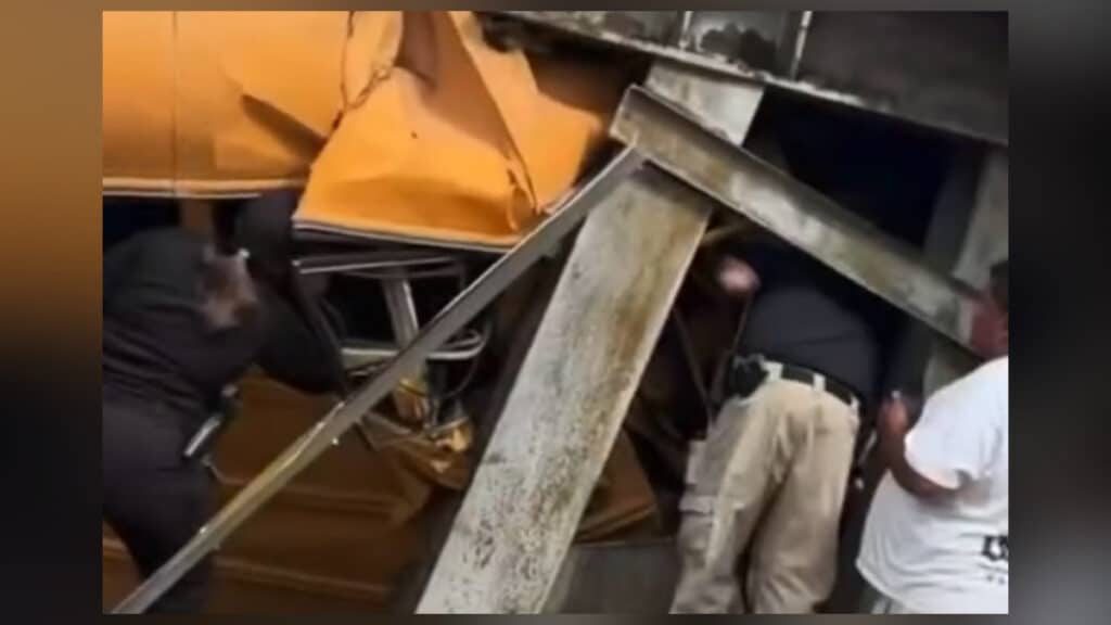 School Bus Smashes Into Low Bridge In Goldsboro – 6 Kids Rushed To Hospital