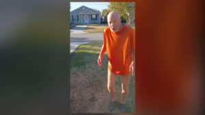 Wilmington elderly man in diaper walking outside in viral video