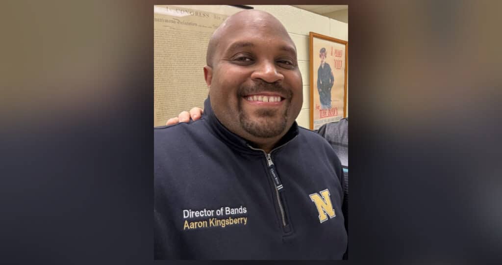 Aaron Kingsberry arrested felony secret peeping Northside High School band director Jacksonville NC