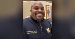 Aaron Kingsberry arrested felony secret peeping Northside High School band director Jacksonville NC