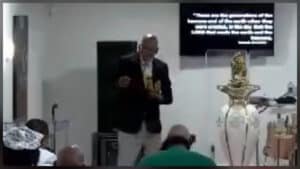 Apostle David L. Roper deep throat sermon: Houston pastor tells women they “can’t get saved because y’all want d**k” – watch the viral Solid Rock Apostolic Faith Ministries clips.