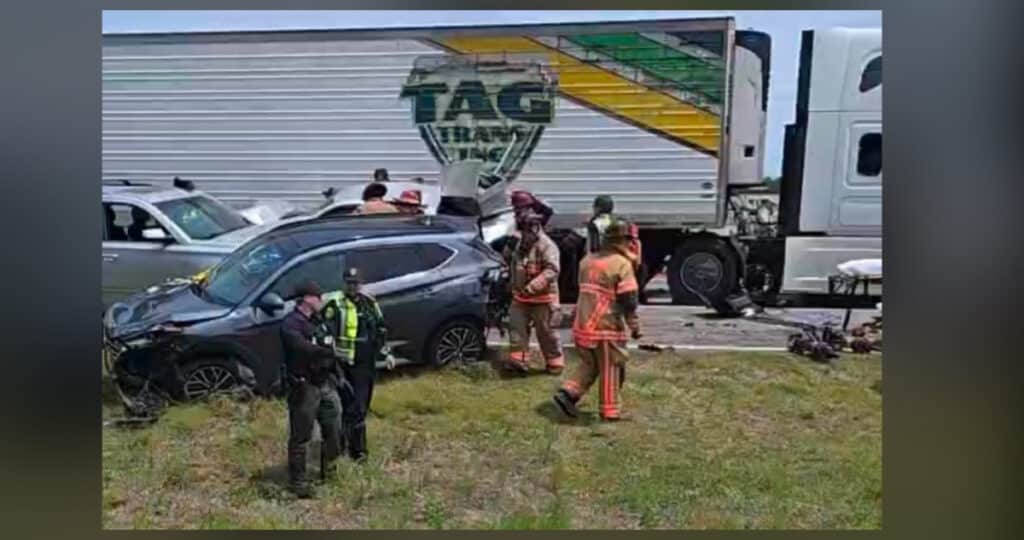 Goldsboro US 70 crash involving 18-wheeler and multiple vehicles sends 11 to hospital