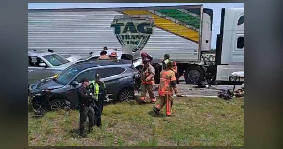 Goldsboro US 70 crash involving 18-wheeler and multiple vehicles sends 11 to hospital
