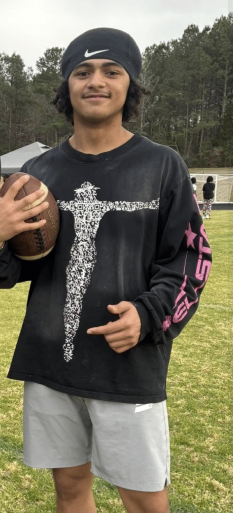 Jayden Livingston Walkertown Wolfpack football player sophomore quarterback and linebacker