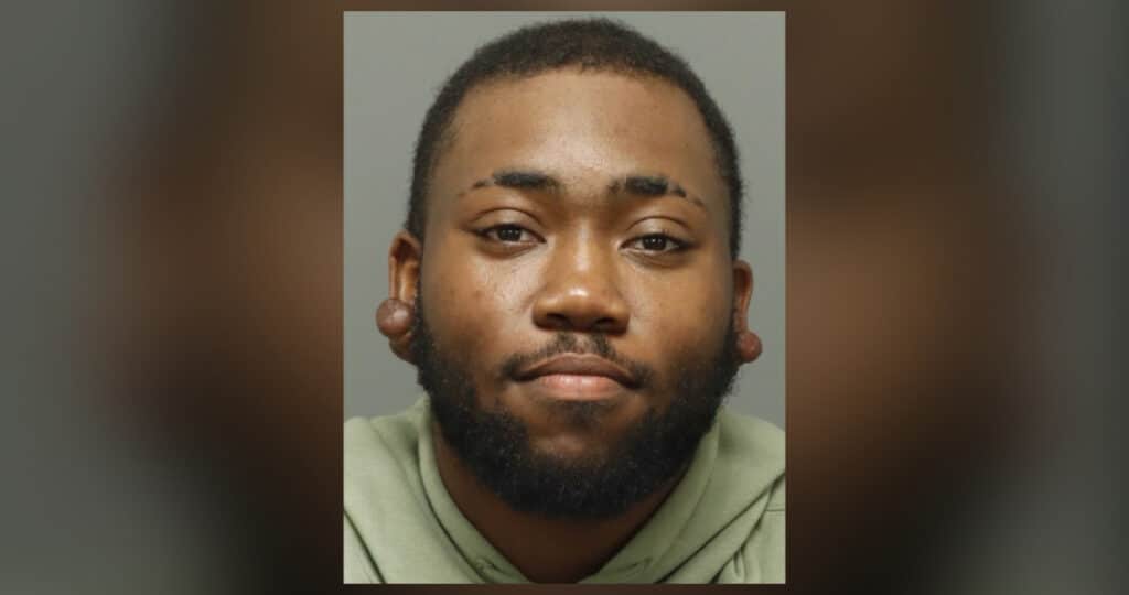 Kameron Lamont Gilchrist arrested in Durham May 2026 on larceny from the person and injury to real property charges involving his mother