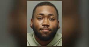 Kameron Lamont Gilchrist arrested in Durham May 2026 on larceny from the person and injury to real property charges involving his mother