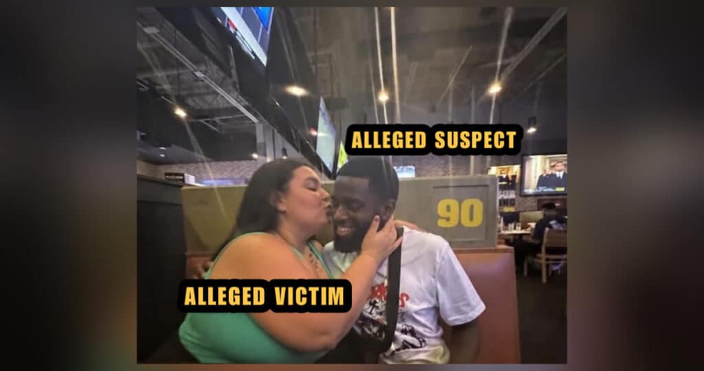 Laci Kienzle and Teemo Supremo at Buffalo Wild Wings – Alleged victim and alleged suspect in Wilson NC sexual battery case