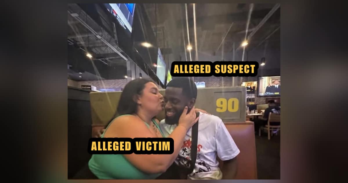 Laci Kienzle and Teemo Supremo at Buffalo Wild Wings – Alleged victim and alleged suspect in Wilson NC sexual battery case